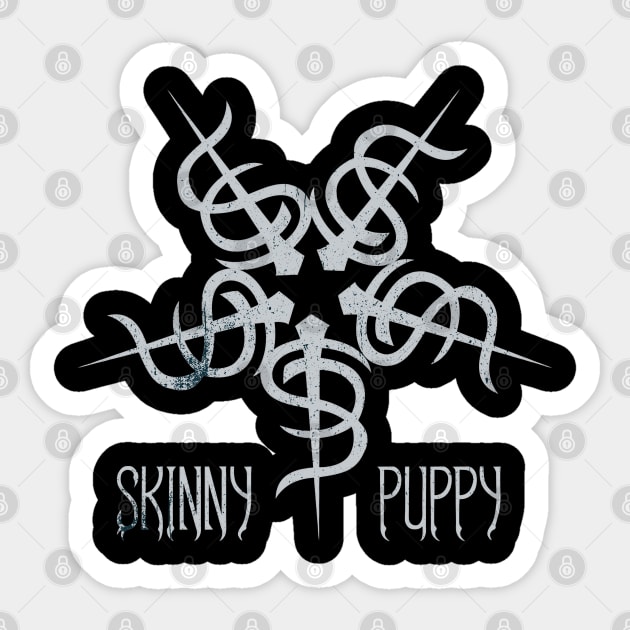 Skinny on Pentagram Sticker by Glitch LineArt